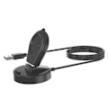 Miniatyrbillede 3 af 5: Mini Opladningsholder Dock til Amazfit GTR4 GTS4 Magnetisk Hurtigoplader Station Base 2 i 1 Smartwatch Monteringsstander