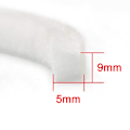 Pikkukuva 5 / 6: Harjasteippa itseliimautuva ovitiiviste, harjalistatiiviste Valkoinen White 9*5mm