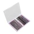 Miniatyrbillede 7 af 11: 126 Clusters DIY Vippeforlængelsessæt D Curl Fluffy Individuelle Vippeforlængelser Sæt med 3 ml Vippelim Dual End Pincet med Sort Do