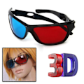 Pikkukuva 1 / 4: 2 kpl 3D-lasit punainen sininen plasma-TV elokuva stereoskooppinen kehys