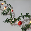 Miniatyrbilde 10 av 11: Rose rotting lysstreng LED skum liten hvit blomst rotting lysstreng bryllup innendørs balkong dekorativt lys Bee + Leaf Vine 3m 20LED (battery box)