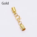 Miniatyrbillede 2 af 3: Læder snor hummerlås kroge endestykker smykker armbånd gør fund 20stk guld Gold 8mm