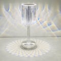 Miniatyrbillede 4 af 5: Krystal LED Bordlampe, Genopladelig Trådløs Bordlampe, Touch Dæmpning LED Sengelampe til Stue Soveværelse Hotel Mors Dag