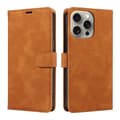 Mobiltelefon läderfodral anti-stöld borste för iPhone brown iPhone 14 Pro max\uff086.7\uff09