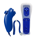 Miniatyrbillede 6 af 7: Wii-controller, venstre og højre controller, indbygget accelerator, 2 i 1 venstre og højre controller black