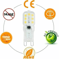 Miniatyrbild 3 av 5: 10 st G9 LED-lampor 3W (6000K Dagsljus) - 800LM Ej Dimbar Halogenersättning