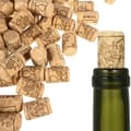 100-pack naturliga vinkorkar, säker försegling för standardflaskor, vinförvaring, 2,2 x 3,3 cm