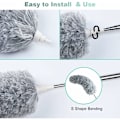 Miniatyrbilde 3 av 5: Støvkost, Teleskopisk Støvkost, Mikrofiber Støvkost med Rustfritt Stålhåndtak, Vaskbar Støvkost Perfekt for Å Fjerne Støv i Hjemmet eller Bilen Din, 280cm