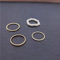 Miniatyrbild 1 av 11: Fashion damring öppen ring ledring lillfinger ring set Amazon ZCR167