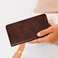 Miniatyrbilde 3 av 5: Fodral for iPhone 15 Pro Wallet RFID Blocking Technology Brun