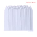 Pikkukuva 1 / 5: 100 kpl 10x2CM muoviset kasvien nimilaput Mark Plant Tag White