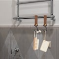 Miniatyrbild 5 av 10: 8 st läder S-krokar, metallkrokar för upphängning, campingkrok