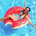 Miniatyrbilde 1 av 11: Ocean Donuts Boj（120cm）, Simring Sommarboj Vattenleksaksboj