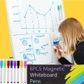 Miniatyrbillede 3 af 7: Whiteboard-penne - 8 farver magnetiske whiteboard-penne og viskelæder sæt - Fin spids Tørd sletning Whiteboard-markørpenne til glatte overflader