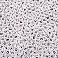 Miniatyrbillede 5 af 8: DIY bogstavperler 1400 stk. med elastisk snor hvid