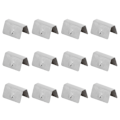 Pikkukuva 3 / 11: 8/12 kpl Auton tuuli- ja sadeohjain kanava Ruostumaton teräs Kiinnitysklipsit Sopii Heko G3 8kpl 8pcs