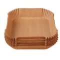 Pikkukuva 2 / 7: Square 100-Pack Air Fryer Papper - 20 x 20 cm ruskea brown