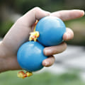 Pikkukuva 4 / 5: Shaker Rattle Double Gourd Polyrhythmic Percussion Instrument Musta