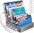 Durable Multi Device Charging Station with 6 USB Fast Chargers