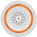 Smart Siren Alarm 90dB Strobe med Appkontroll Kompatibel med Tuya Zigbee Hub Home Assistant Zigbee2mqtt