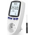 Miniatyrbild 1 av 5: Wattmätaruttag - Energimätare A185V 264V - LCD-display