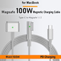 Pikkukuva 9 / 10: PD-latauskaapeli USB Type-C Magsafe 1 2:lle MAGSAFE 2:lle Magsafe 2:lle for Magsafe 2