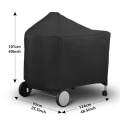 Pikkukuva 4 / 8: Weber 7152 vedenpitävä suojus, 124 x 65 x 101 cm, 1 kpl
