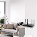 Miniatyrbild 3 av 5: Wifi-router Hylla Väggmonterad Akryl Med Kylfläns För Hembruk