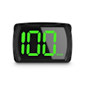 Miniatyrbillede 1 af 5: Digital hastighedsmåler Head Up Display E-Dog