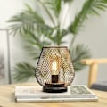 Miniatyrbillede 1 af 5: Batteridrevet LED lanterne i metalbur med LED-lys, ideel til bryllupper, fester, terrassearrangementer, indendørs og udendørs brug