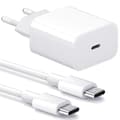 Charger for Samsung - Fast Charger 25W USB-C - Adapter+Cable 2m White 1-Pack Samsung 25W