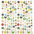 Miniatyrbillede 2 af 5: 100/120 stk. Emaljerede farvede insekter serie charms vedhæng DIYJe 100PCS