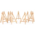 Miniatyrbilde 1 av 8: 10 stk. Mini staffeli, treplate-display, fotomemoholder, bordskortholder, 9*16 cm