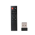 Miniatyrbilde 1 av 9: 2,4G Air Mouse Fjerkontroll med USB-mottaker for Smart Android TV Box Datamaskin PC Laptop Støtter Linux-system