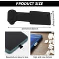 Miniatyrbild 3 av 5: 3-pack USB-C dammpluggar med avtagbart lim, svart