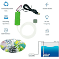 Miniatyrbilde 2 av 2: Mini USB Akvarieluftpumpe Luftsten Slange Grønn