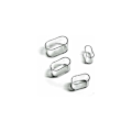 Miniatyrbilde 1 av 5: Stolbensbeskyttere, Ovale Silikon Møbelbensputer Bordbeskyttere Gulvbeskyttelse mot Riper, 8-24 stk - Transparent/24 stk 15X30mm