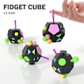 Miniatyrbilde 6 av 7: Anti-Stress Kube Leke for Angstlindring og Depresjonsterapi, Leksak A6 black blue