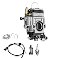 Pikkukuva 2 / 5: Moottoripyörän kaasutin 15mm 2-tahti kaasutin 43cc 47cc 49cc 50cc 52cc skootteri Atv Dirt