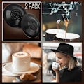 Miniatyrbild 5 av 5: 4 st Espresso Rengöringskit Disk för Espressomaskiner - 54mm Backflush Tabletter för Espressomaskin Tillbehör