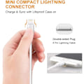 Miniatyrbild 2 av 5: 3 st iPhone-laddare 3p2m iPhone Lightning-kabel Ultra Durable Connector för iPhone 13/13 Pro/12/12 Pro Max/11/11 Pro/x/xs/xr/8/8 Plus/7/7 Plus/6s/6s