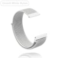 Miniatyrbillede 1 af 7: 18 mm 20 mm 22 mm metalrem til Garmin Vivoactive 3 4 4s Band Watch Venu 2 2s SQ Forerunner 645 Armbånd Silikonløkke Nylon håndled Nylon UmmitWh Nylon UmmitWhite For Vivoactive 4s