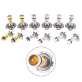 Miniatyrbillede 4 af 5: 2x Bil H4/H7 9003 HB2 8000K Hi/Lo Beam 20 LED Tågelygter Gul H4