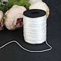 Miniatyrbilde 5 av 5: 150 meter flettet snor for persienner, 1 mm diameter hvit polyetylen snor for persienner i aluminium, lamellgardiner, skodder, hagearbeid, planter og håndverk