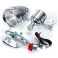 Cykel 12V 6W Generator Strålkastare Baklykta Kit Friktionsdynamo Ljus Set