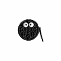 Miniatyrbild 1 av 8: Små ögon kex case case för airpods pro2 apple bluetooth trådlöst case 1/2/3 generations case Black biscuit earphone sleeves hook