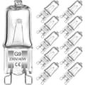 G9 halogenlampor 40w varmvit 2700k dimbara 10-pack