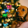 Miniatyrbild 3 av 5: Outill Hund LED Solcell Färgskiftande Vindspel för Utomhusbruk, Födelsedagspresenter till Mamma Mormor Fru Dotter Syster Faster Farmor Kvinnor, Gård Deko