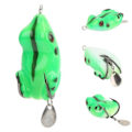 Miniatyrbillede 2 af 11: SIB 2 stk. 5,5 cm-11 g farverige sequin kunstige frø fiske lokkemad hårde agn med kroge (1#)