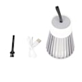 Pikkukuva 1 / 10: Hyttysmyyttilamppu Alhainen melu Alhainen säteily USB-lataus Monitoiminen Kannettava hyttylamppu Kotiretkeilyyn [Suora pistoke malli] (Harmaa)Type1 (Gray)Type1